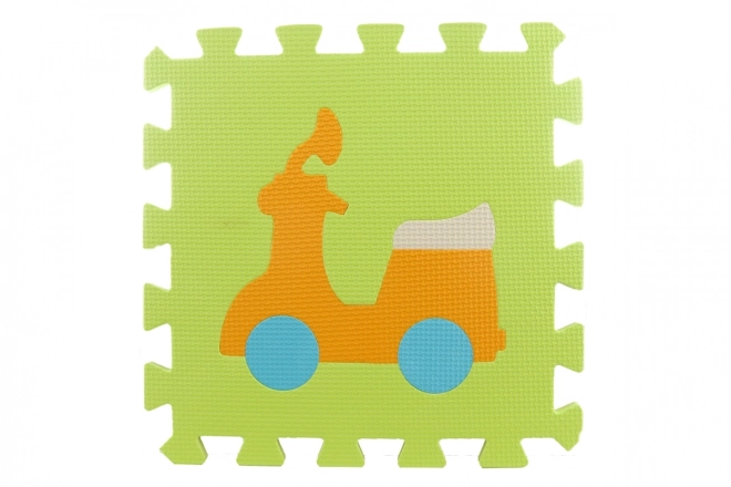 Közlekedési eszközök habszivacs puzzle