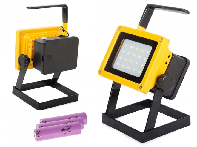 Hordozható LED reflektor akkumulátorral