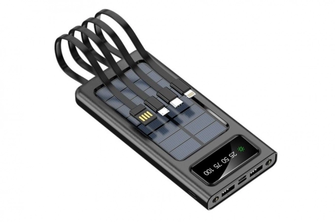 Extralink napelemes power bank 10000 mAh fekete