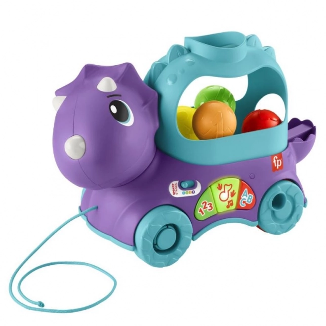 Fisher-Price dínó játék kipattanó golyókkal