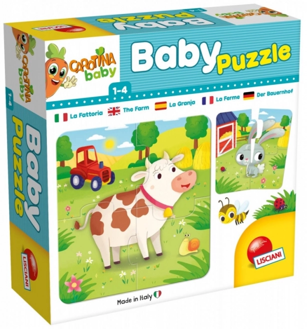 Carotina bébi puzzle - Farm