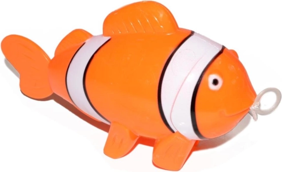 Felhúzható fürdőjáték hal, 15 cm