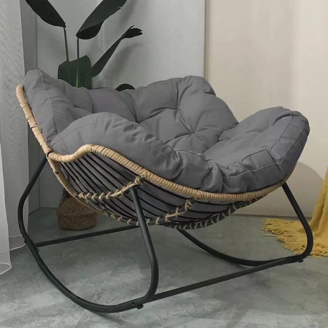 Modern skandináv szürke hintaszék Cocoon
