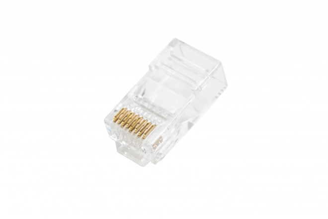 Digitus átmenő RJ45 csatlakozó alj nélküli kat.6 100 db