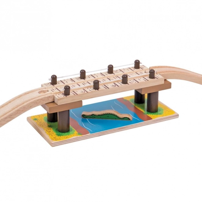 Bigjigs Rail szafari kötélhíd