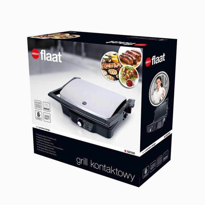 Kontakt grill GK150 FLAAT ELDOM panini 2000W