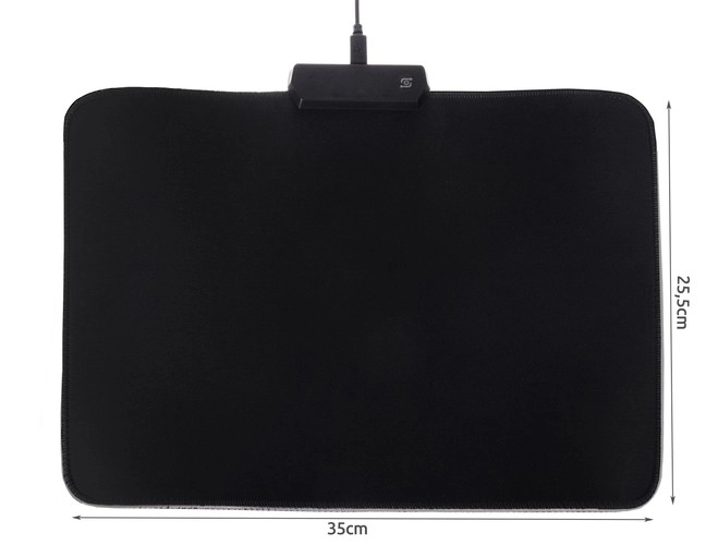 LED-es gamer egérpad