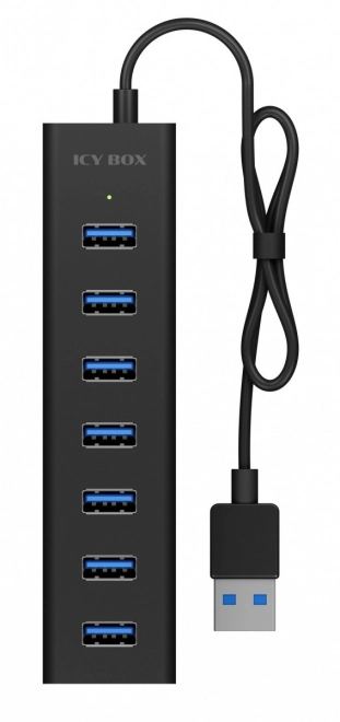 7 portos USB HUB tápegységgel
