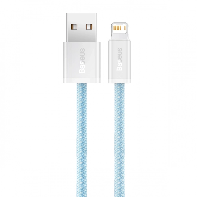 baseus dinamikus usb-lightning kábel 2,4a, 2m kék