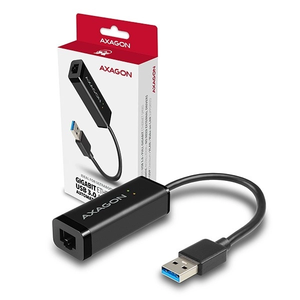 Kompakt USB-A ethernet adapter gigabites csatlakozással