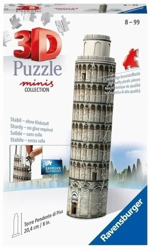 3D Mini Puzzle Építmény - Pisai Ferde Torony