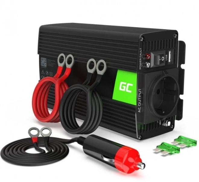 Green Cell feszültségváltó 12V/230V 300W/600W