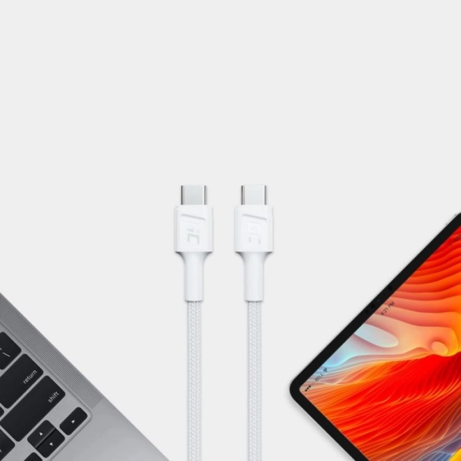 Usb c kábel PowerStream 2m fehér
