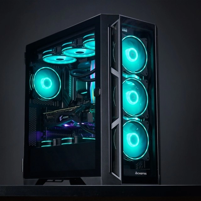 Chieftec Apex gamer ház ARGB világítással