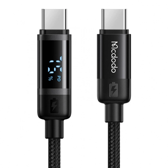 Mcdodo usb-c kábel 60w 1,2 m fekete