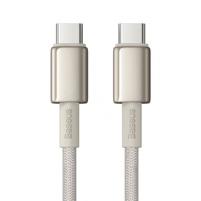 Baseus usb-c-ről usb-c-re töltő- és adatkábel - arany