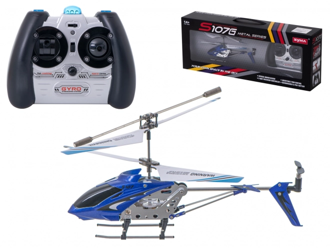 Rc távirányítós helikopter szymma s107g kék – Kék