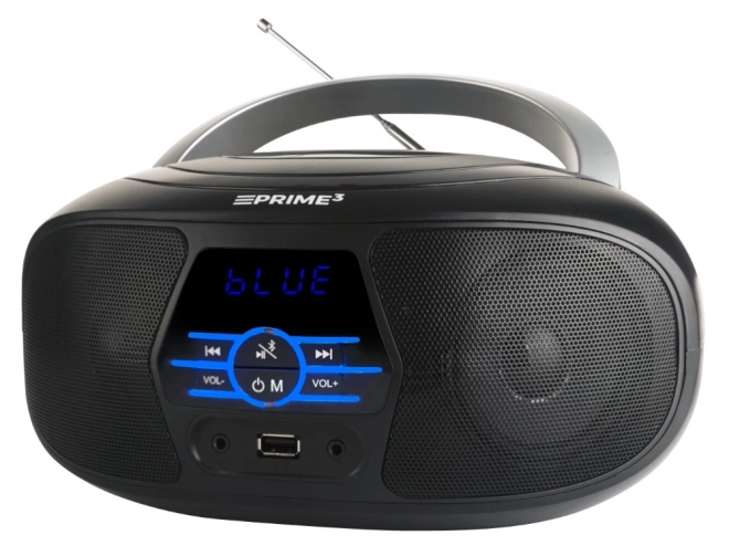 Bluetooth boombox FM rádióval