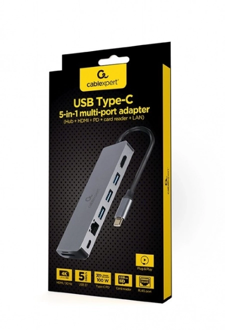 Prémium USB-C HDMI Hub többportos adapterrel