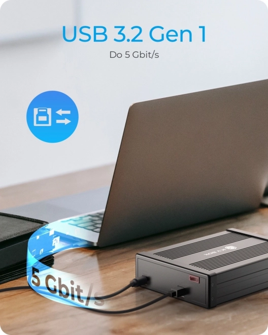 Elegáns fekete külső ház DVD/Blu-Ray lejátszókhoz