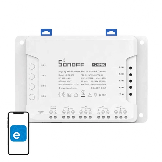 Intelligens WiFi kapcsoló SONOFF