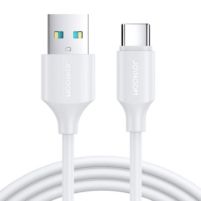 Joyroom usb-a és usb-c kábel 3a 1m fehér