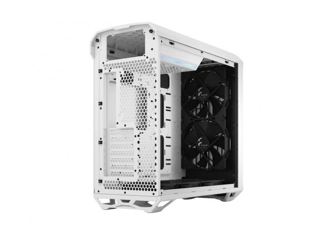 Torrent fehér PC ház öttel ventilátorral