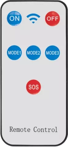 Távirányító és négy üzemmód