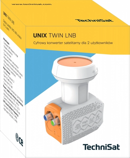 Unix Twin LNB műholdas konverter