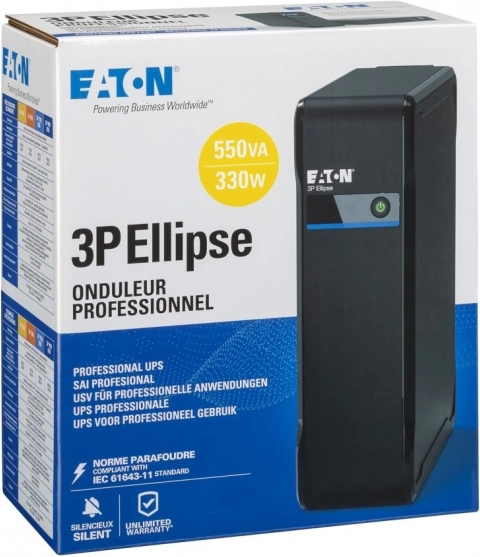 UPS tartalék tápegység Eaton Ellipse 550 FR