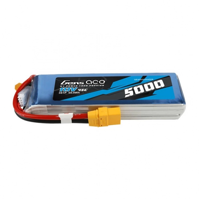 Gens ace 5000mah 11.1v 45c lipo akkumulátor xt90 csatlakozóval
