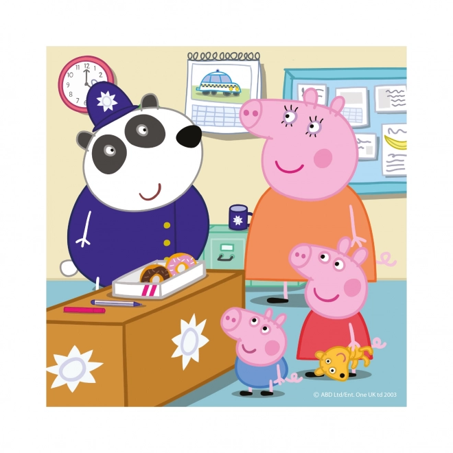 Peppa malac puzzle 3x55 darab