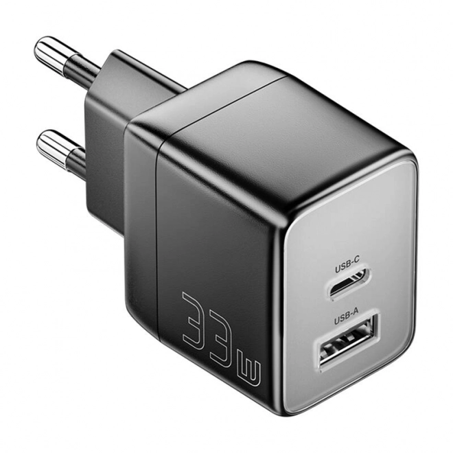 Essager 33W falra szerelhető gyorstöltő USB-A és USB-C portokkal