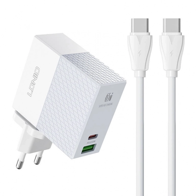 ldnio univerzális 65W fali töltő USB, USB-C csatlakozásokkal