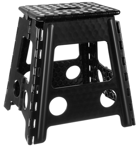 Összecsukható szék fekete-fehér 39 cm