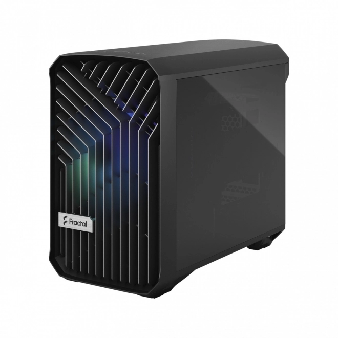 Torrent Nano RGB számítógépház fekete TG Light tintával