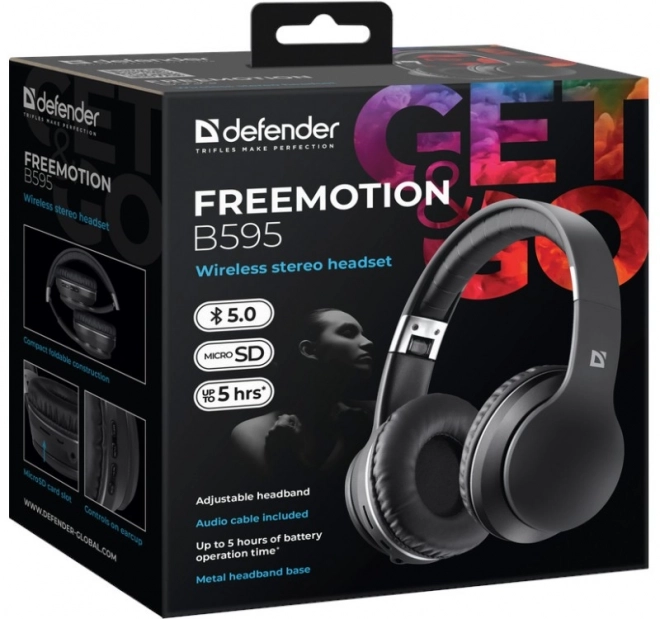 Freemotion vezeték nélküli fülhallgató fekete