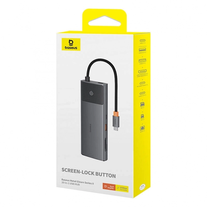 Baseus 10 az 1-ben többportos USB-C adapter