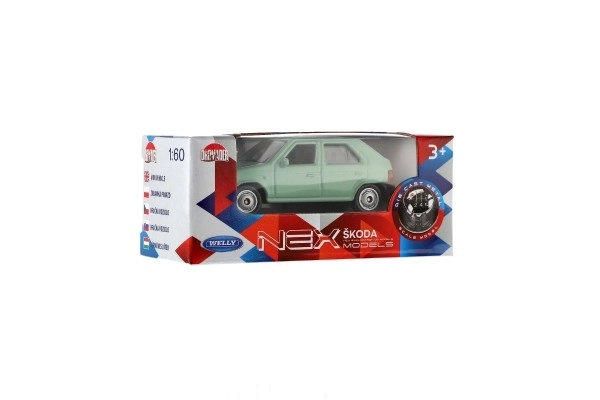 Welly Škoda kisautó 1:60 méretarányban