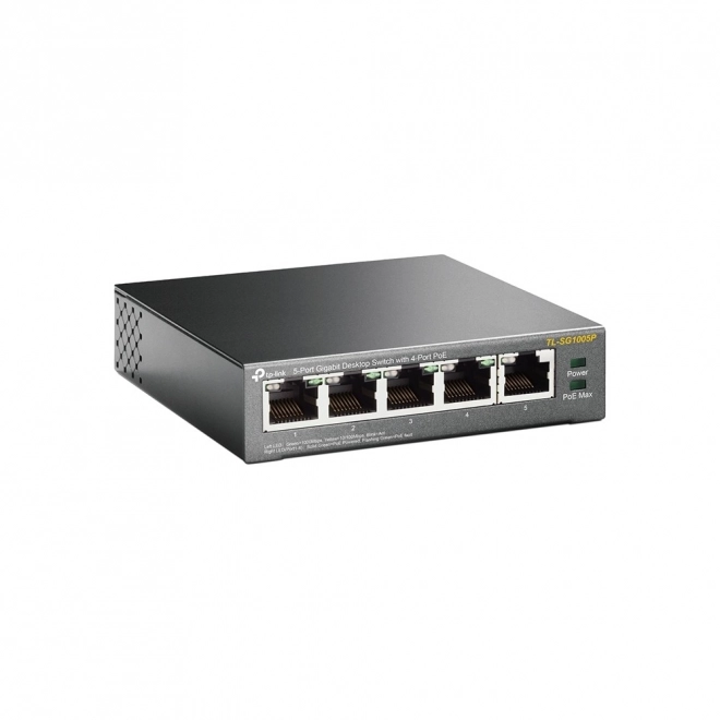 Gigabit ethernet kapcsoló 5 portos PoE funkcióval