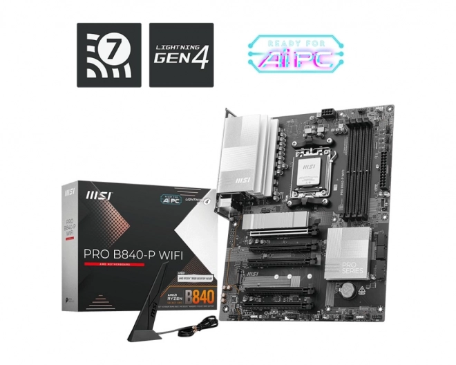 MSI Pro B840-P WiFi AM5 alaplap