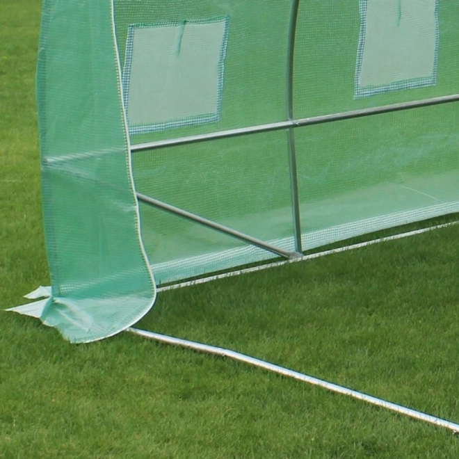 Kerti fóliasátor üvegház 4x2,5x2m 10m² zöld