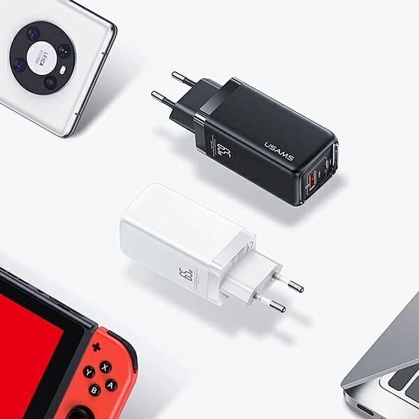USAMS T47 USB/USB-C 65W PD Gyors Töltő