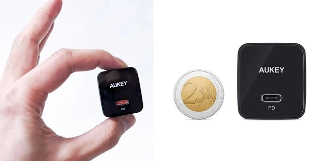 Aukey gyors töltő USB-C csatlakozóval 20W teljesítménnyel