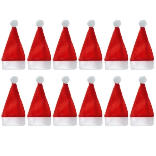 Karácsonyi evőeszköz tok sapka díszlet