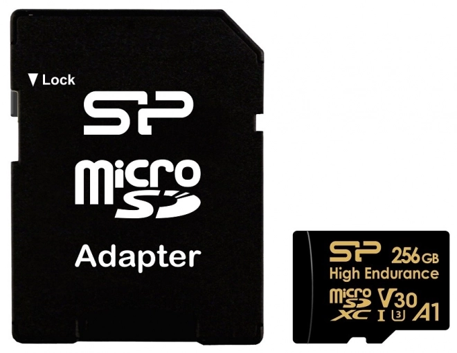 MikroSDXC memória kártya 256 GB nagy teherbírású
