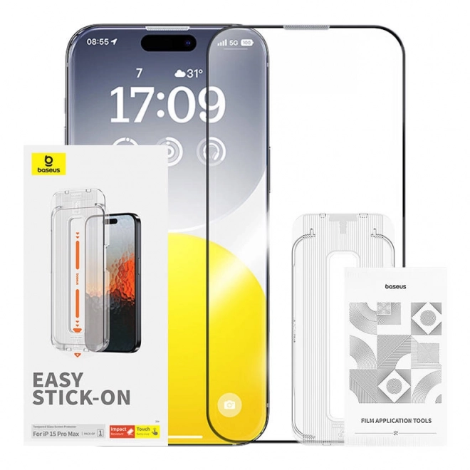 Safír edzett üveg Iphone 15 Pro Max-hoz