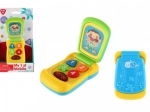 Gyerek összecsukható mobiltelefon fénnyel és hanggal, 14 cm
