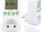 Digitális konnektoros időzítő LCD kijelzővel