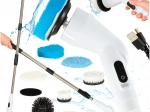 Elektromos forgó felmosó és tisztítókefe 9 fejjel